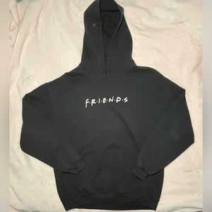 FOREVER21 | Vintage FRIENDS Black Hoddie